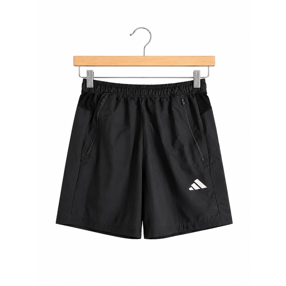 Adidas AeroReady Black Athletic Running Training Shorts Zip Pocket Men's XS 7"‎